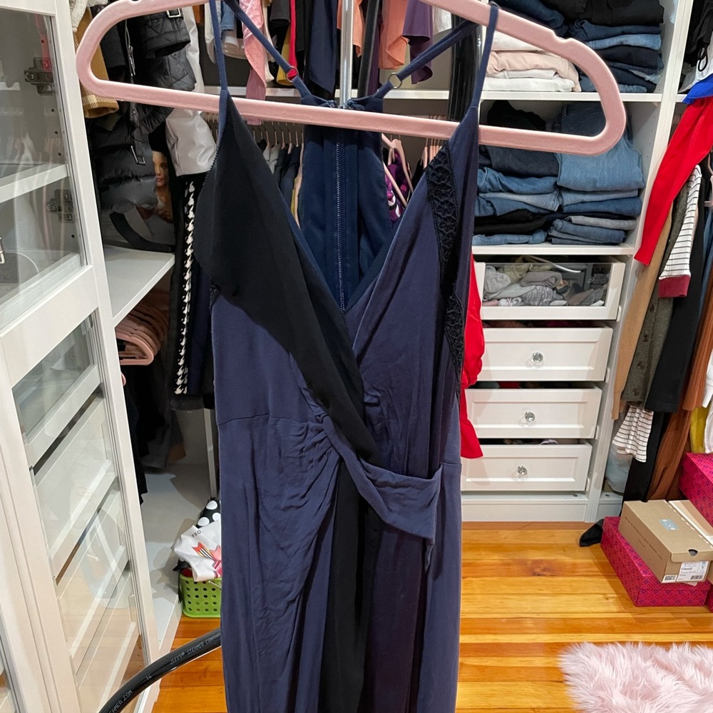 Navy blue dress